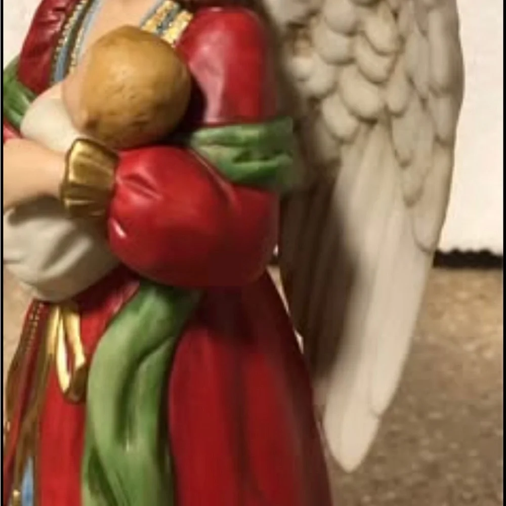 Vintage Home Interior “Guardian Angel”  #1432 Made in SRI LANKA